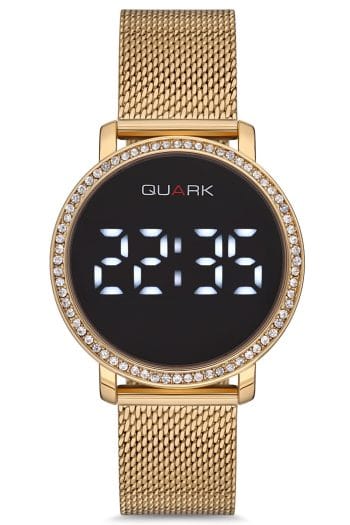 Quark ESH-2G-1A Taşlı Dijital Kadın Kol Saati