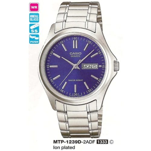 Casio MTP-1239D-2ADF Klasik Erkek Kol Saati MTP-1239D-2ADF