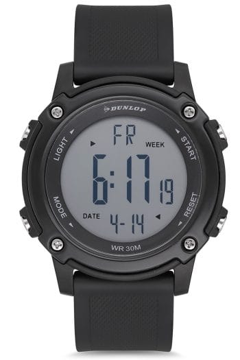 Dunlop DUN-364-G01 Dijital Spor Erkek Kol Saati