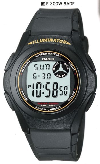 Casio F-200W-9ADF Dijtal Spor Erkek Kol Saati