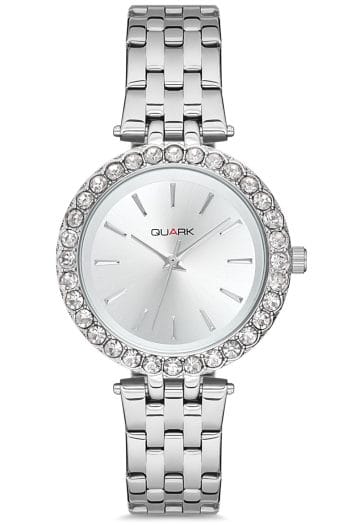Quark QC-425D-7A Klasik Taşlı Kadın Kol Saati