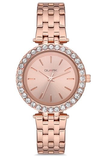 Quark QC-425R-4A Klasik Taşlı Kadın Kol Saati
