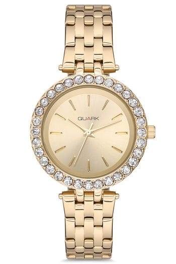Quark QC-425G-9A Taşlı Klasik Kadın Kol Saati