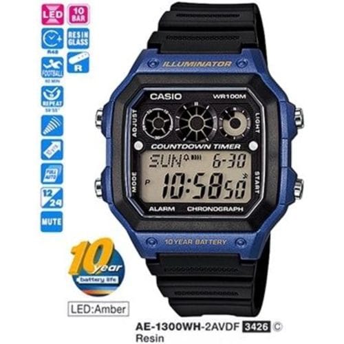 Casio AE-1300WH-2AVDF Digital Erkek Kol Saati 4971850988113