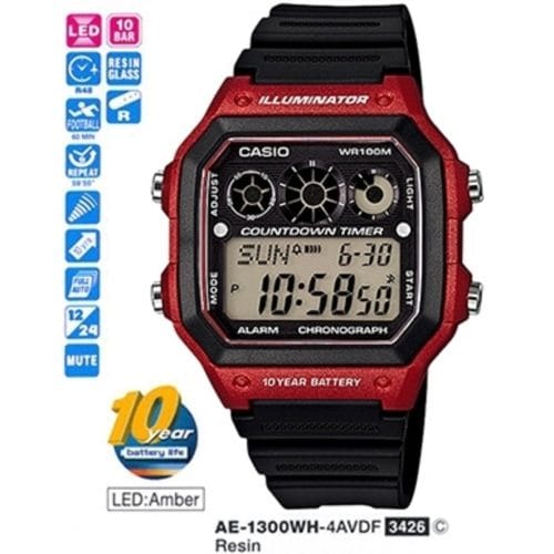 Casio AE-1300WH-4AVDF Digital Erkek Kol Saati 4971850988144