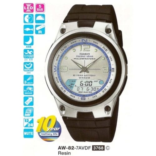 Casio AW-82-7AVDF Digital Analog Erkek Kol Saati 4971850871392