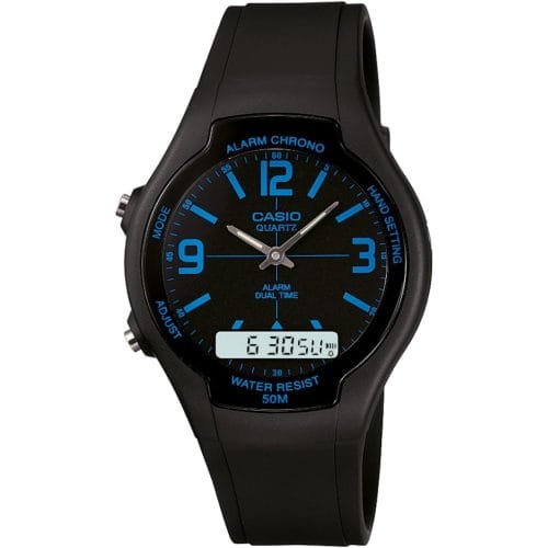 Casio AW-90H-2BVDF Digital Analog Erkek Kol Saati