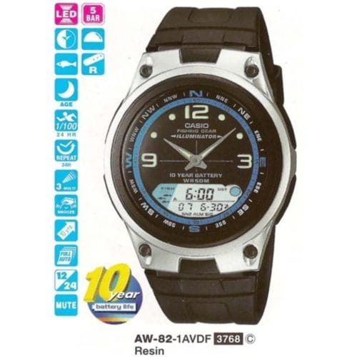 Casio AW-82-1AVDF Digital Analog Erkek Kol Saati 4971850871354