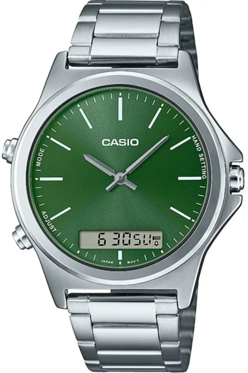 Casio MTP-VC01D-3EUDF Dijital Analog Erkek Kol Saati MTP-VC01D-3EUDF