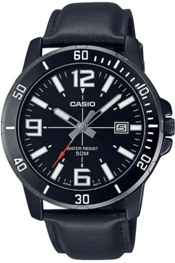Casio MTP-VD01BL-1BVUDF Klasik Deri Kordon Erkek Kol Saati