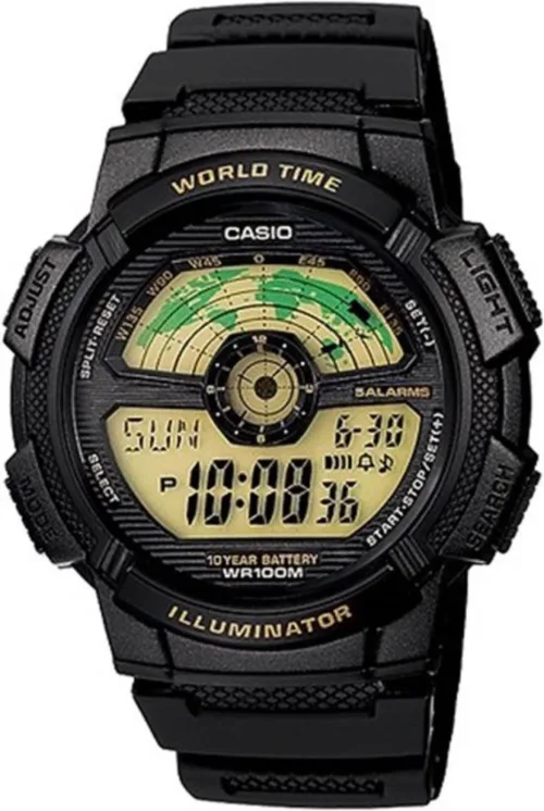 Casio AE-1100W-1BVDF Dijital Erkek Kol Saati AE-1100W-1BVDF