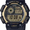 Casio AE-1400WH-9AVDF Dijital Silikon Erkek Kol Saati AE-1100W-1BVDF AE-1100W-1BVDF