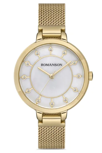 Romanson RM0B15LLGGMS1G Taşlı Kadın Kol Saati