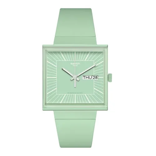 Swatch SO34G701 What if Mint Unisex Kol Saati