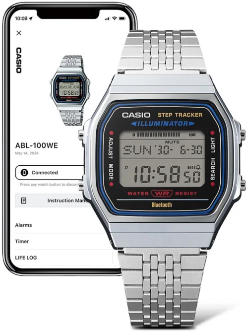 Casio ABL-100WE-1ADF Bluetooth Retro Kol Saati