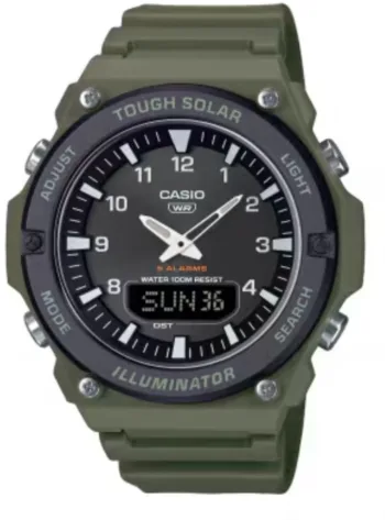 Casio AQ-S820W-3BVDF Dijital Analog Güneş Enerkili Kol Saati