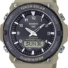 Casio AQ-S820W-5AVDF Dijital Analog Güneş Enerkili Kol Saati MTP-B100MB-1EVDF MTP-B100MB-1EVDF