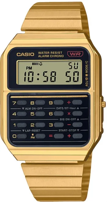 Casio CA-500WEG-1ADF Hesap Makineli Retro Kol Saati