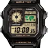 Casio AE-1200WH-1BVDF Erkek Kol Saati AE-1200WH-1AVDF AE-1200WH-1AVDF