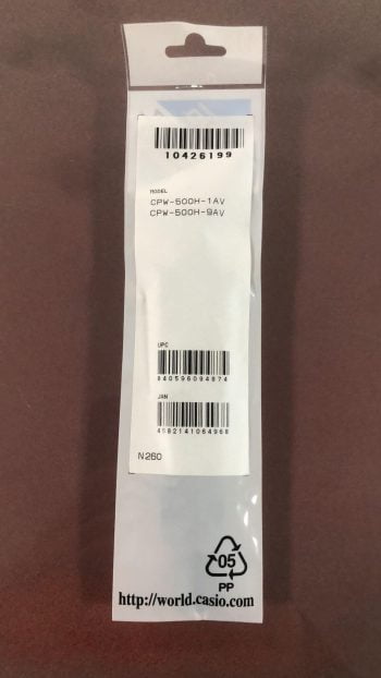 Casio ZB-CPW-500H Orijinal Kordon