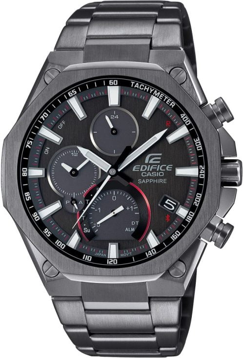 Casio EQB-1100DC-1ADR Güneş Enerjili Safir Cam Bluetooth Akıllı Kol Saati