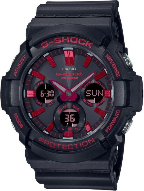 Casio GAS-100BNR-1ADR G-Shock Güneş Enerjili Kol Saati