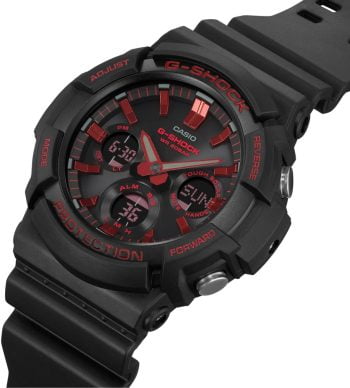 Casio GAS-100BNR-1ADR G-Shock Güneş Enerjili Kol Saati GAS-100BNR-1ADR GAS-100BNR-1ADR