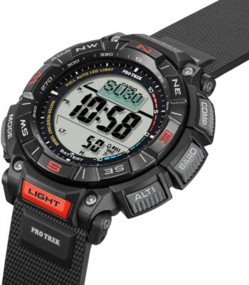 Casio Protrek PRG-340-1DR Pusula Güneş Enerjili Erkek Kol Saati PRG-340-1DR PRG-340-1DR