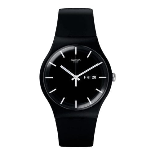Swatch SO29B704 Mono Black Again Uniseks Kol Saati