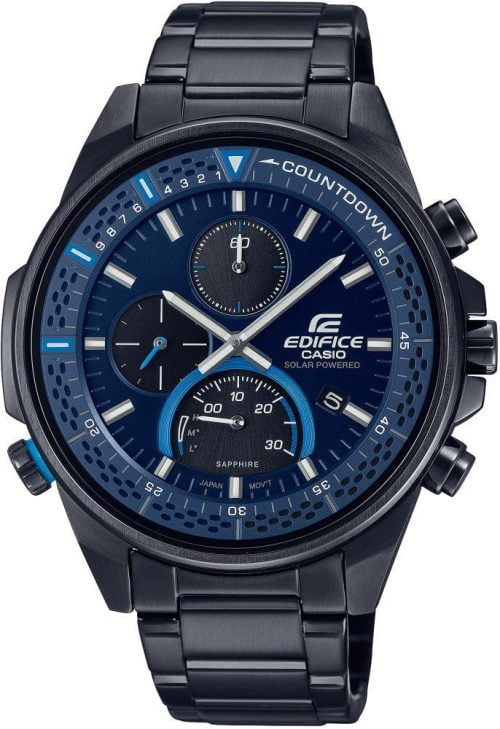 Casio Edifice EFS-S590DC-2AVUDF Güneş Enerjili Safir Erkek Kol Saati EFS-S590DC-2AVUDF