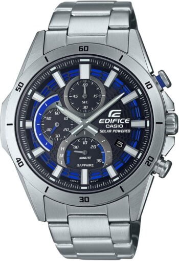 Casio EFS-S610D-1AVUDF Güneş Enerjili Safir Kol Saati