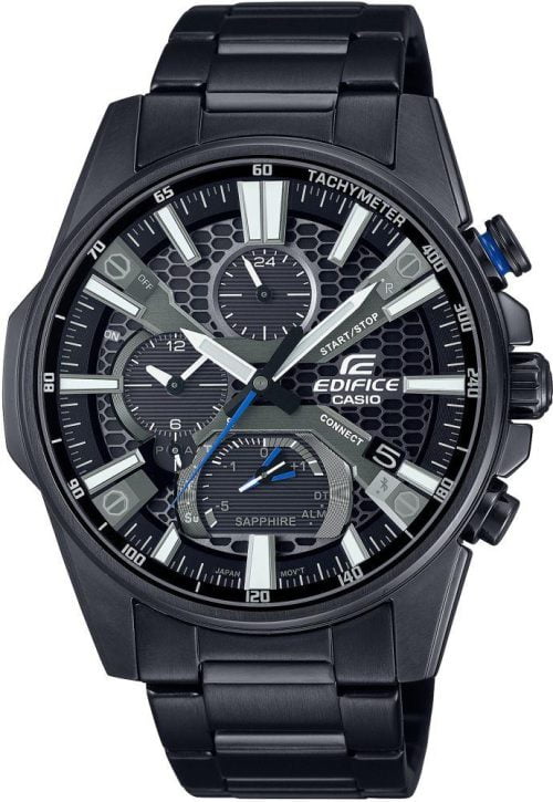 Casio EQB-1200DC-1ADR Güneş Enerjili Safir Cam Bluetooth Akıllı Kol Saati