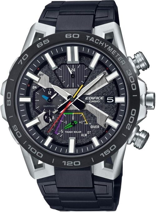 Casio EQB-2000DC-1ADR Safir Cam Güneş Enerjili Bluetooth Kol Saati