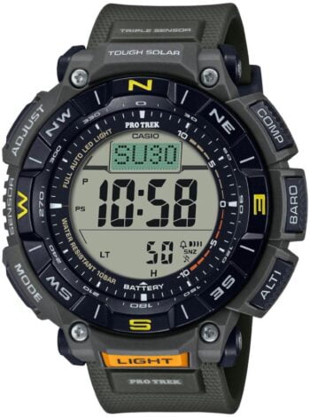 Casio Protrek PRG-340-3DR Pusula Güneş Enerjili Erkek Kol Saati