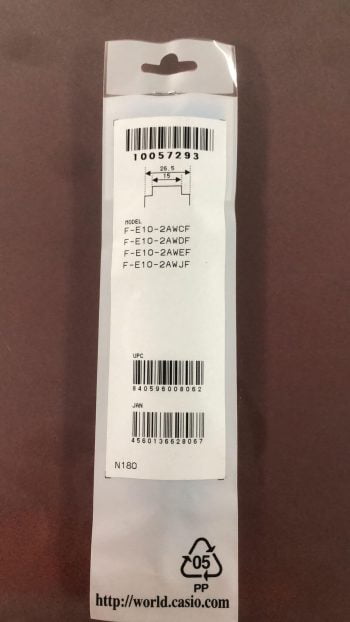 CASIO ZB-F-E10-2 Orijinal Kordon ZB-F-E10-2 ZB-F-E10-2