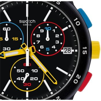 Swatch SUSB416 Black-One Erkek Kol Saati SUSB416 SUSB416